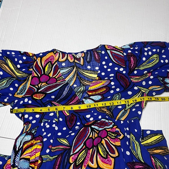 Tabitha Brown Tropical Polka Dot Print Maxi Dress - Picture 8 of 13